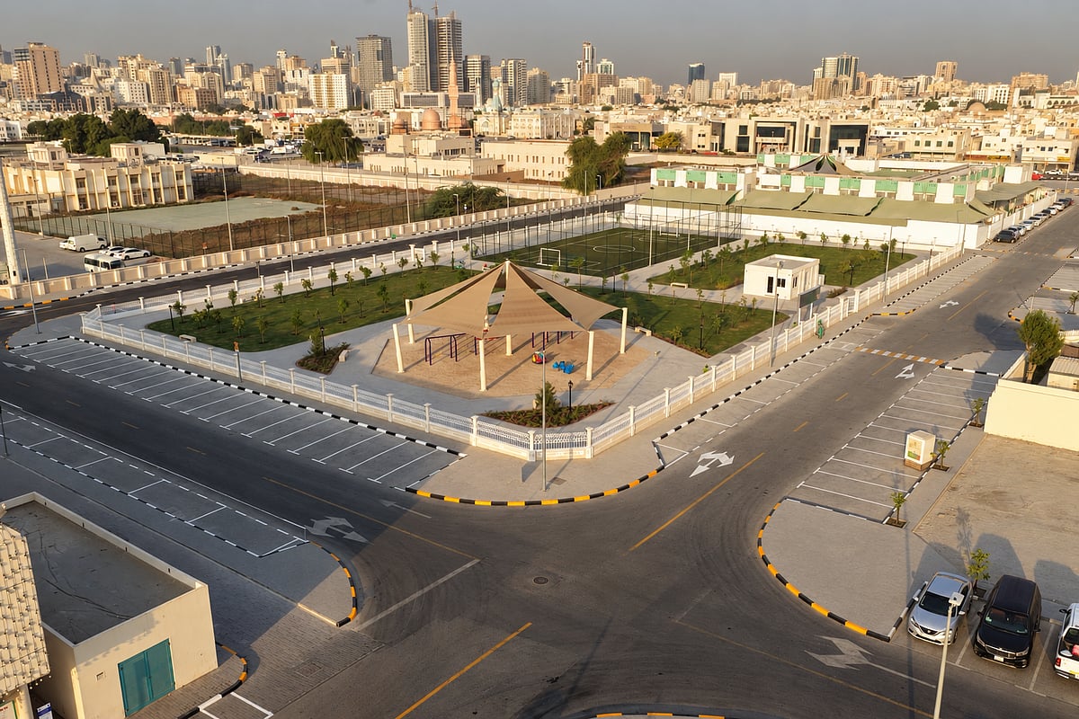 Sharjah completes Al Yarmook upgrades, adding roads, parks and 4,160 parking spaces.