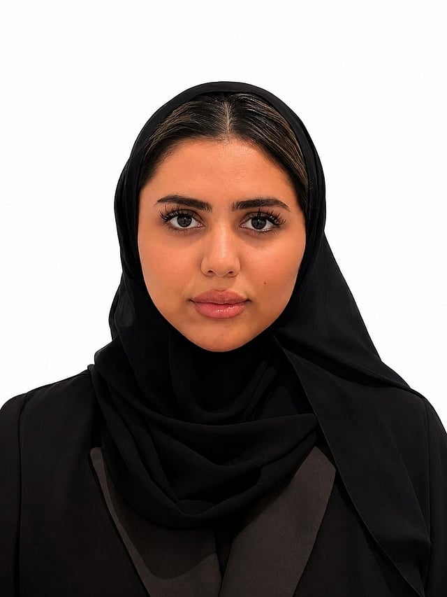 Aldana Almansoori, a 23-year-old Emirati, Sorbonne University graduate