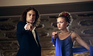 Heath Ledger and Julia Stiles starred in 10 Things I hate About You. 