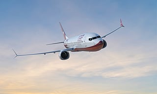 A 737 MAX 8 aircraft