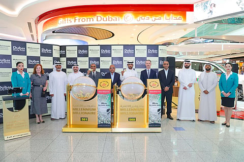 A Kosovar national and Saudi Arabian national have been announced as the new dollar millionaires at the latest Dubai Duty Free Millennium Millionaire and Finest Surprise draw
