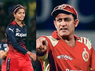 Shreyanka Patil and Anil Kumble