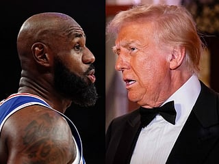 LeBron James and Donald Trump