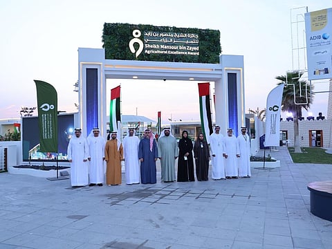 Sheikh Mansour bin Zayed Agricultural
 Excellence Award participates in Sheikh Zayed Festival