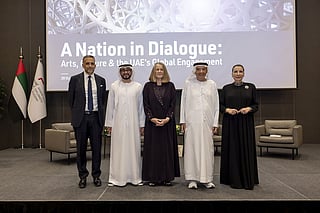 The debate, “A Nation in Dialogue: Arts, Culture & the UAE’s Global Engagement”, was part of the Academy’s “Riwaq Al Fikr” programme. 