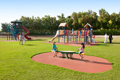 Khalifa Park in Abu Dhabi