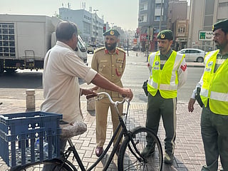 Dubai Police launch a campaign urging pedestrians to use designated road crossings.
