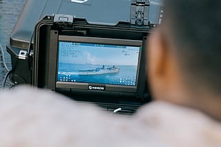 US Marines train with small unmanned aerial systems on the flight deck of USS Portland (LPD 27) as the ship sails in the Arabian Sea. The US military fields a variety of emerging technologies to rapidly equip deployed service members with cutting-edge capabilities.