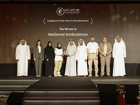 National Ambulance wins Employer of the Year at the 2026 GCC HR and Youth Summit.