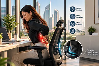 Long hours at your desk can take a toll on your back. Discover how the right ergonomic chair can make your workday more comfortable.