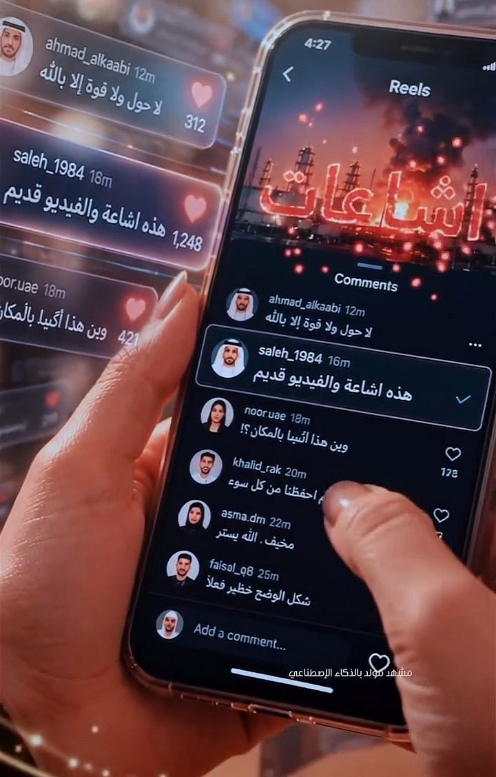 Sharjah Police warn that spreading fake news can lead to jail and Dh100,000 fines.