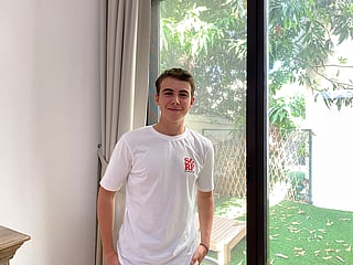 Nicolas Cobos Rodriguez is 18 years old and came to Abu Dhabi to intern as a doctor.
