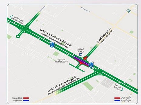 Sheikh Salama Bin Butti Road (E45) in the Al Dhafra region will be partialy closed, affecting lanes in both directions over two days. The closure will begin at 12am on Monday, October 26, and remain in effect until 10pm on Tuesday, October 27, 2026.