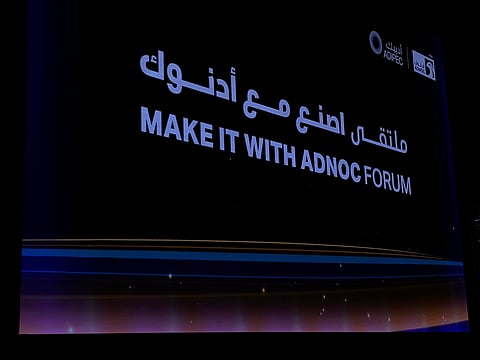 ADNOC has spent months preparing new local manufacturing opportunities worth 60 billion dirhams, and now it wants businesses to step forward and build them.