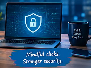 Mindful digital habits can help spot scams, protect personal data and prevent financial loss.