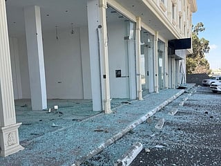 Saudi Arabia hit by missile debris, two injured and vehicles damaged