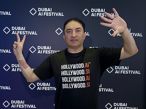 Sheeraz Hasan showcases Hollywood.AI, Bollywood.AI portfolio at Dubai AI Festival