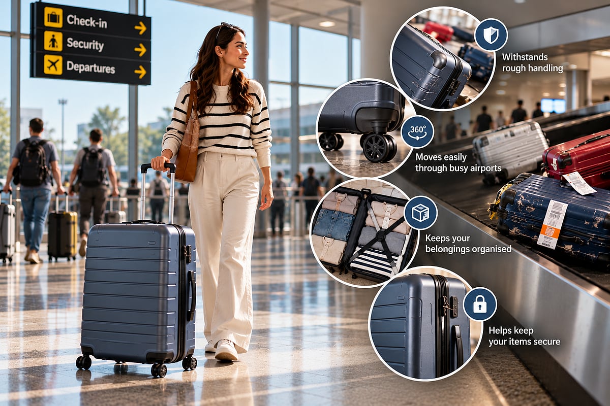 A reliable suitcase can make all the difference when travelling. Discover how smart features and durable designs help protect your luggage throughout the journey.