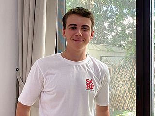 Nicolas Cobos Rodriguez is 18 years old and came to Abu Dhabi to intern as a doctor.