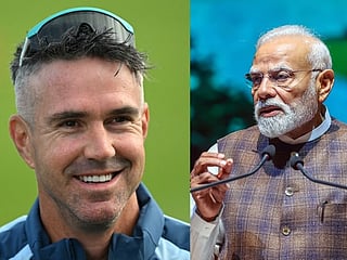 Kevin Pietersen and Narendra Modi