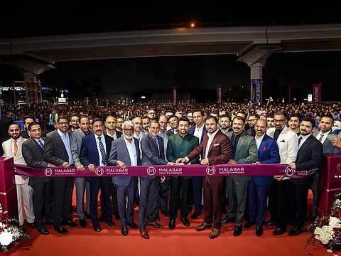Indian actor Suriya inaugurates Malabar Gold & Diamonds' latest Dubai showrooms