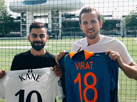 Virat Kohli and Harry Kane