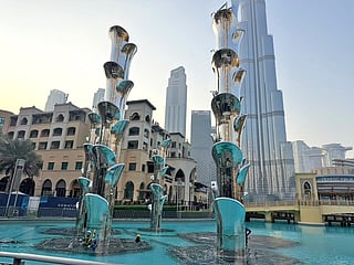 Dubai Fountain's new look begins to take shape
