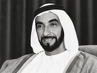 Sheikh Zayed bin Sultan Al Nahyan, the Founding Father of the UAE.