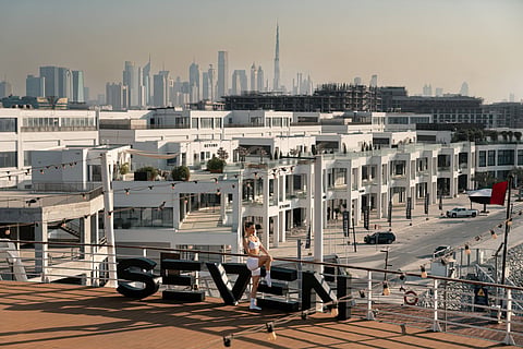 The QE2 and SEVEN Wellness kick off Dubai 30x30 with mat pilates on deck 