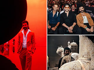 Actor Vijay Deverakonda enjoys a weekend in Abu Dhabi, visiting cultural attractions and attending a UFC event. He also poses with Bollywood actor Sidharth Malhotra and former India cricketer Shikhar Dhawan.