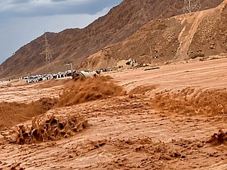 Flash floods in Egypt's South Sinai claimed one life, leaving another missing, and disrupting traffic as rescue teams continue their search efforts.