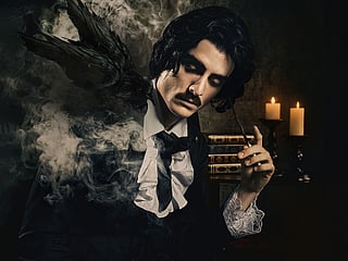 How one photographer brings Edgar Allan Poe to life