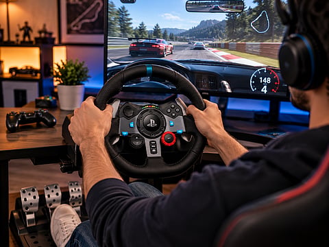 Discover how the Logitech G29 brings a more immersive, realistic feel to racing games with every turn, brake and acceleration.