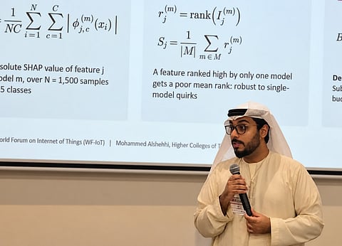 Mohammed Al Shehhi's AI system detects 14 types of cyberattacks with 97.45% accuracy.