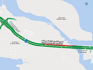 Abu Dhabi announces E22 road changes, E12 lane closure