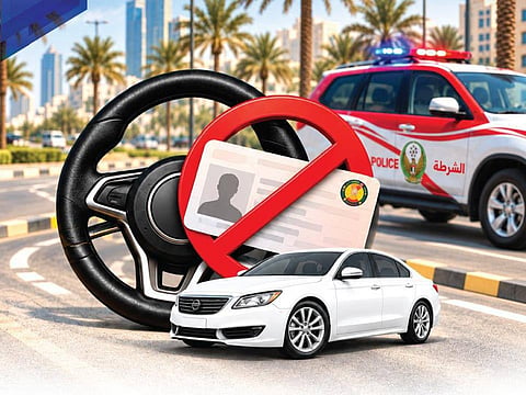 Ajman Police warns motorists that driving without a licence puts lives at risk.