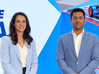 Smriti Mandhana and MS Dhoni