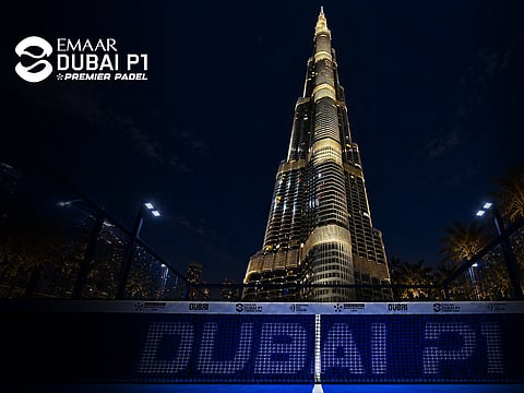 The Emaar Dubai Premier Padel P1 starts on Sunday, 8 November 2026, and runs until Sunday, 15 November at Hamdan Sports Complex in Dubai.