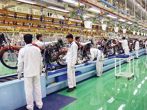 File image of the Bombay Stock Exchange. Consumer and investment activity needs to perk up for India to meet growth expectations.
