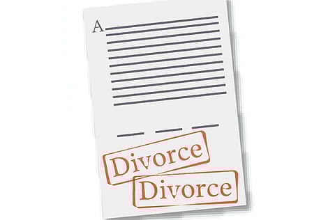 The womans' lawyer presented a copy of the personal status law of the Greek Orthodox sect in Lebanon when asking the Dubai court to issue a divorce order. Artwork for illustrative purpose only.