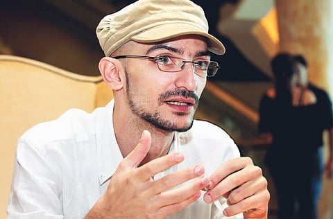 Director Joud Jaid at the ADFF in Emirates Palace Abu Dhabi. AHMED KUTTY/Gulf News