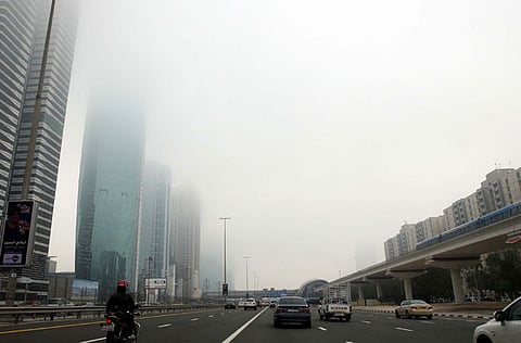 File photo: Fog in Dubai