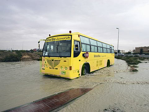 'We crossed the Sharjah-Dubai border and were slowly arriving to the school area. Then, the Vice Principal called and informed us that we should turn the bus around and head back home'. Picture for illustrative purposes 