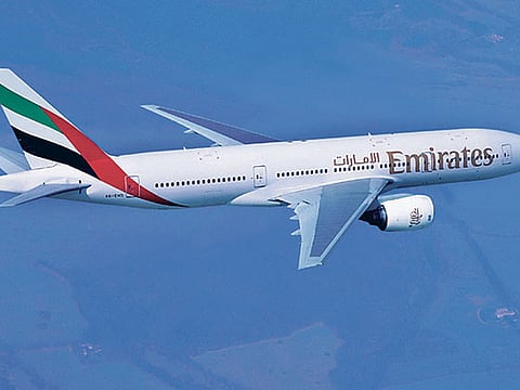 Emirates flight narrowly misses mid-air collision with fighter jet