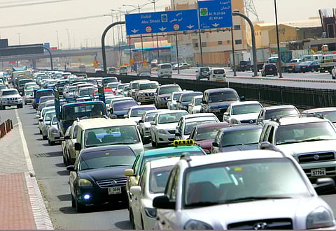 Dubai-Sharjah traffic snarled by multiple accidents