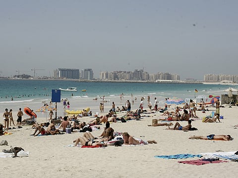 JBR beach is among those reopening on Friday.