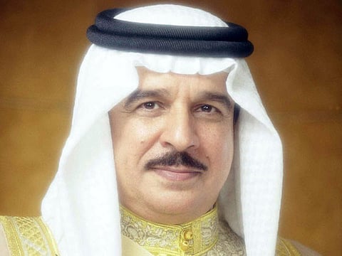 King Hamad of Bahrain. 