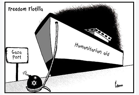 Gulf News Editorial Cartoon 