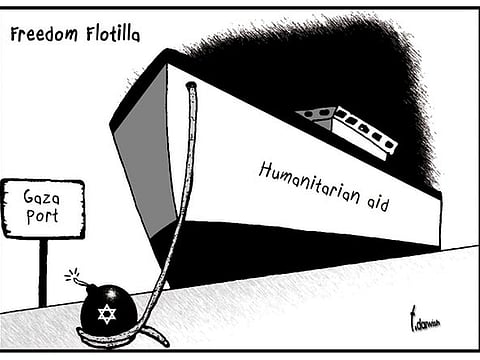 Gulf News Editorial Cartoon 