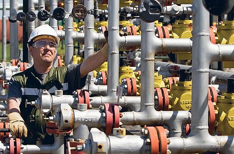 A Gazprom operated oil and gas refinery near Kikinda,Serbia. Global oil prices breached the psychological threshold of $50 a barrel as back to back approvals of Covid-19 vaccines sparked hopes of a faster revival in crude oil demand.